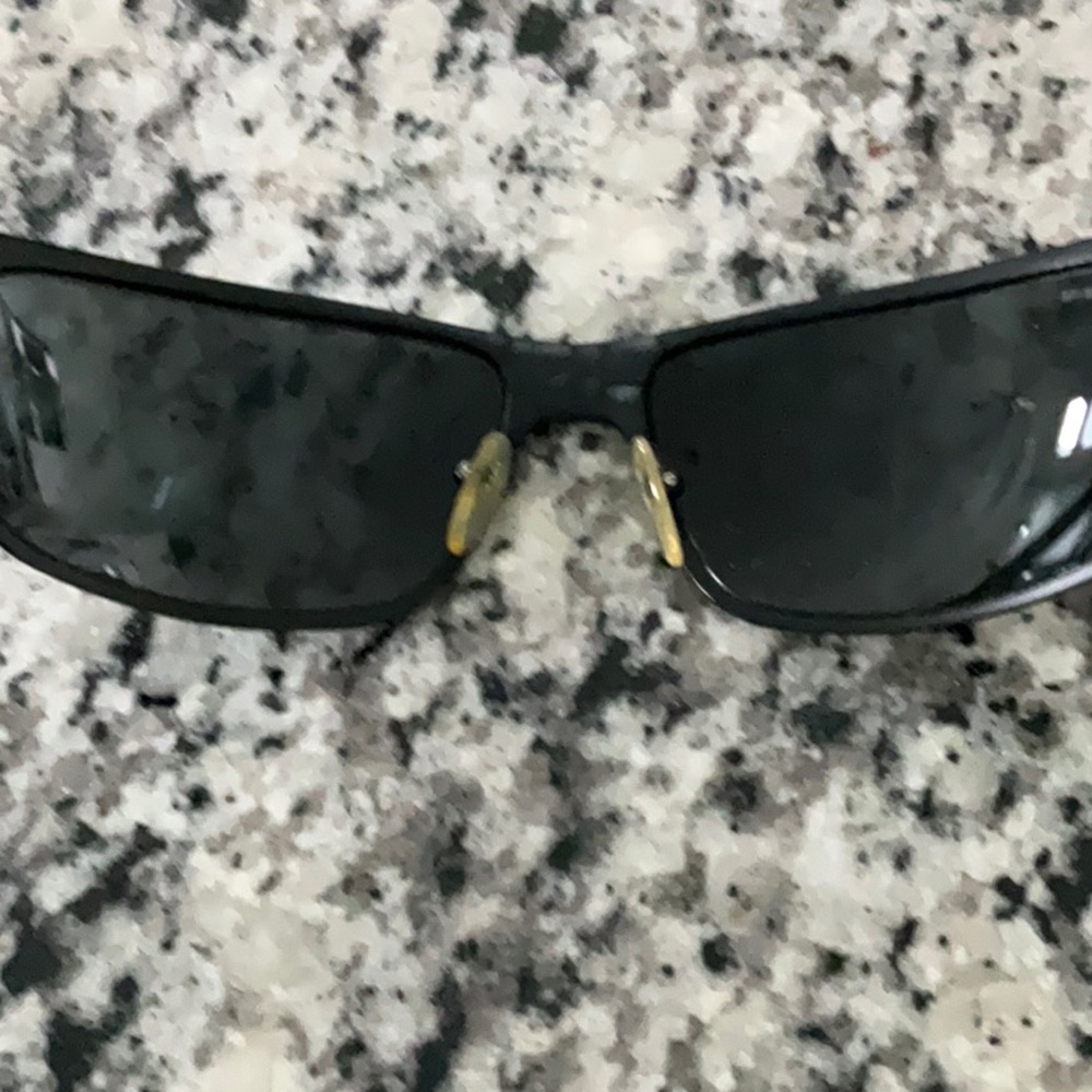 Prada Men’s Black Linea Rosa Sunglasses with Gray Case. 100% Authentic - Picture 6 of 12